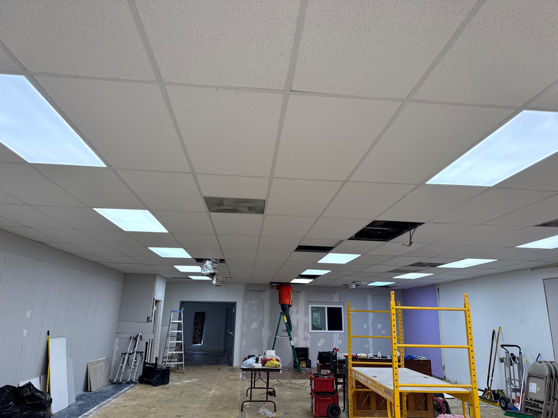 The Dominion Parish church construction and transformation photo 2