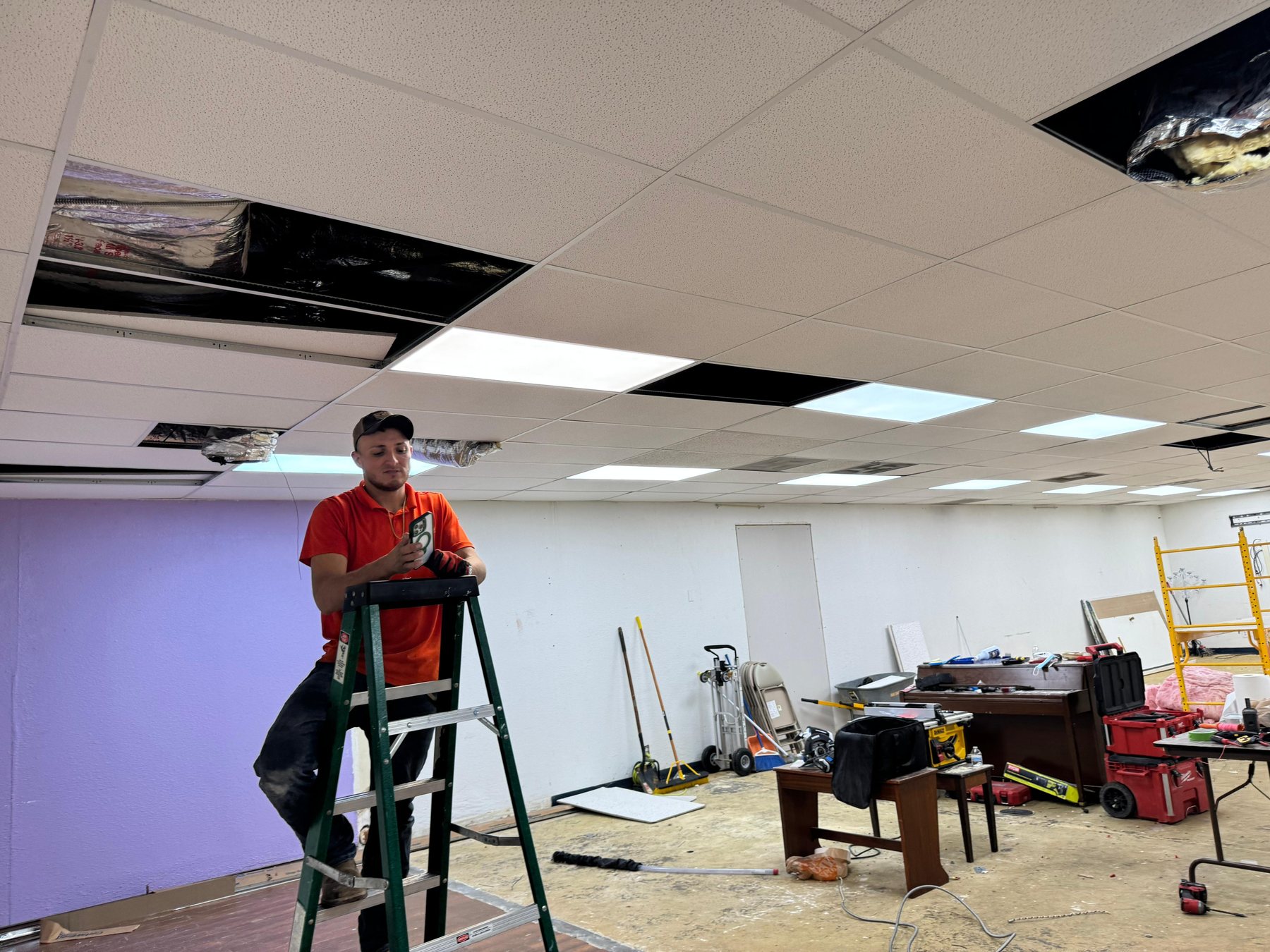 The Dominion Parish church construction and transformation photo 7