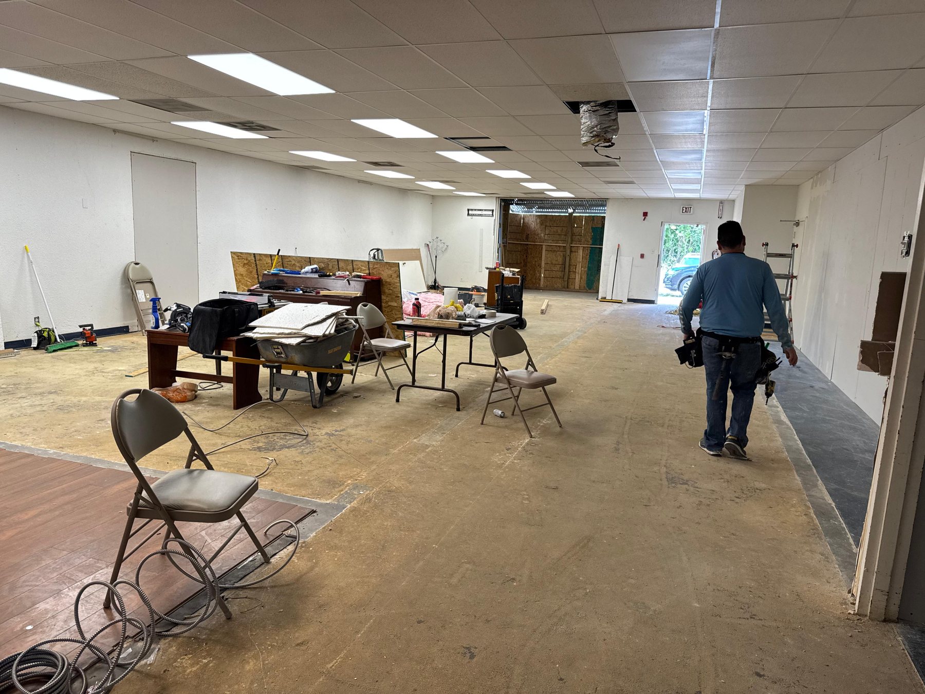 The Dominion Parish church construction and transformation photo 11