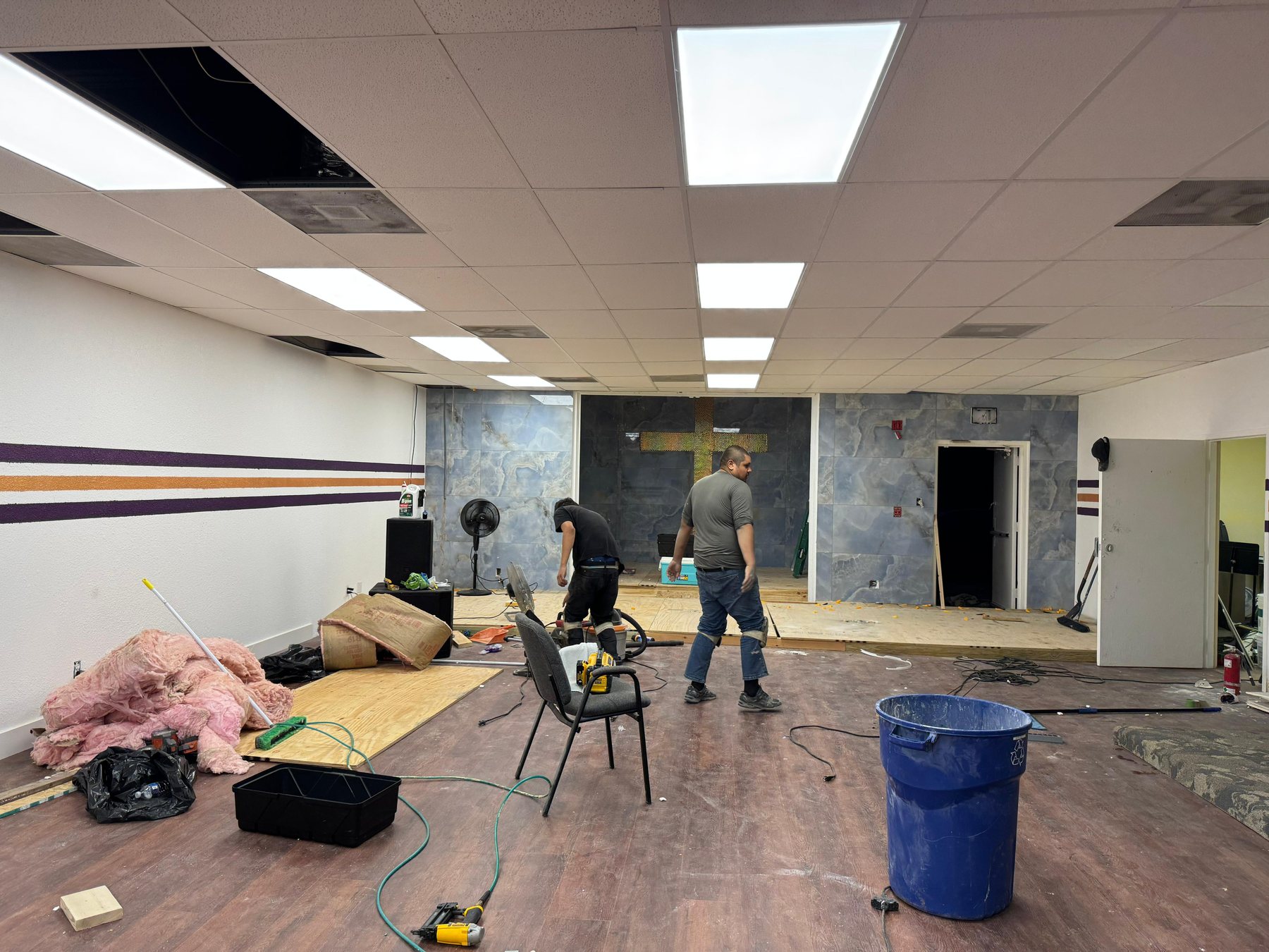 The Dominion Parish church construction and transformation photo 12