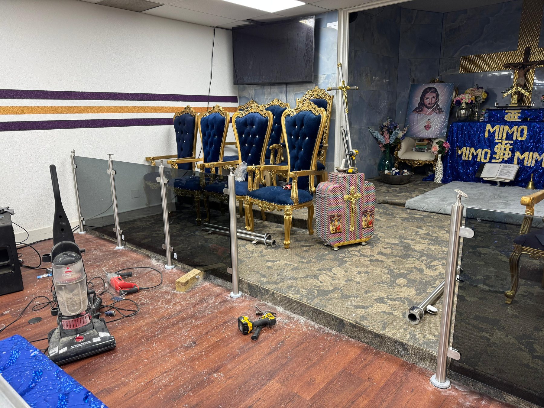 The Dominion Parish church construction and transformation photo 44